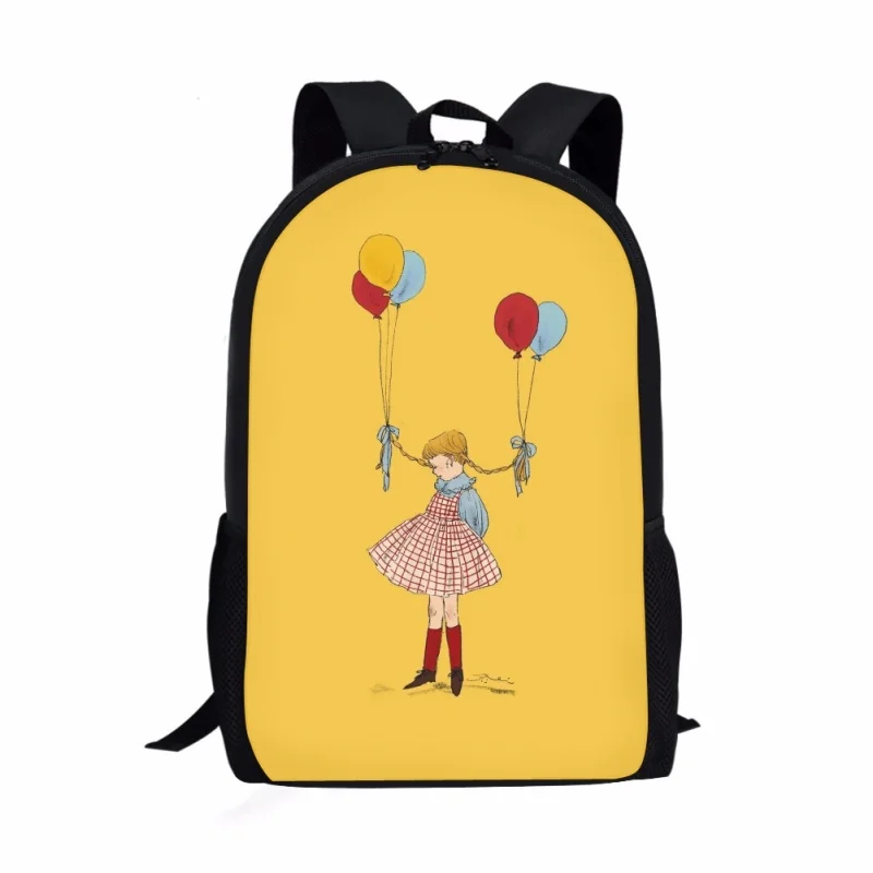 

Fashion Young Little Girl Print Pattern School Bag For Children Young Casual Bag For Kids Backpack Teens Large Capacity Backpack