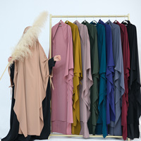 Extra Long Khimar Ties at Sleeves Muslim Women Hijab Prayer Eid Hijabs Headscarf Shawl Veil Long Djellaba Niqab Ramadan scarf