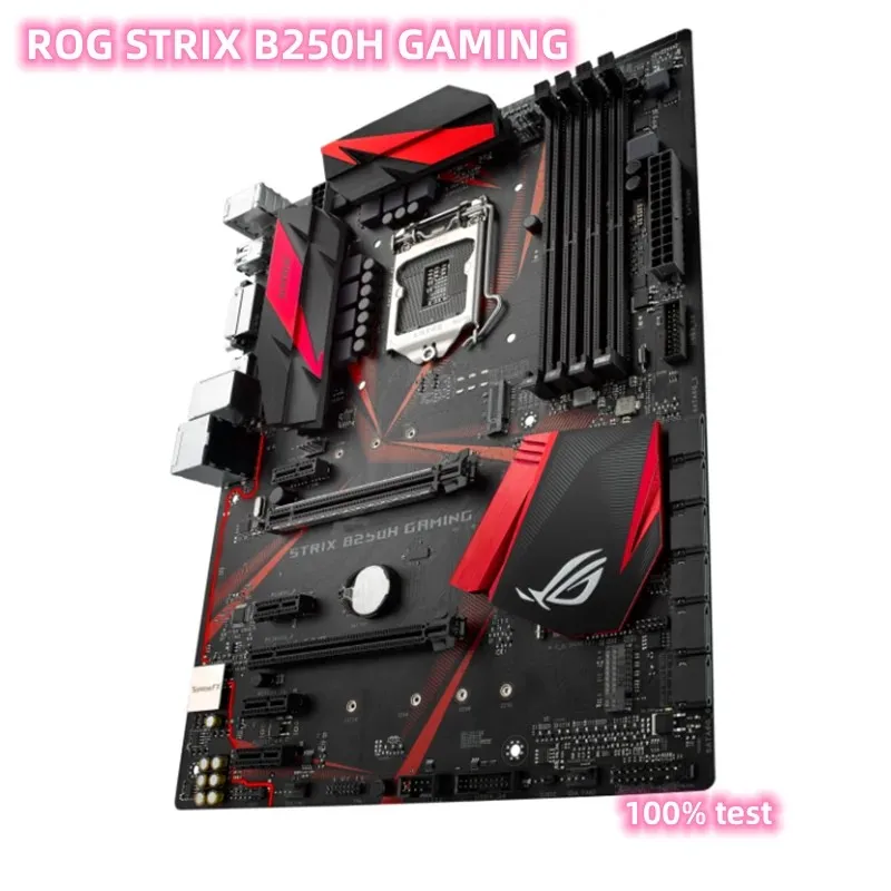 

For ASUS ROG STRIX B250H GAMING Motherboard 64GB PCI-E3.0 HDMI M.2 LGA 1151 DDR4 ATX B250 Mainboard 100% Tested Fully Work