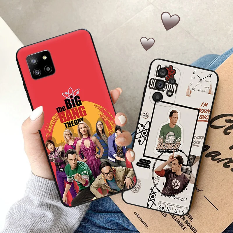 The Big Bang Theory Silicone Black Phone Cases for Samsung Galaxy A54 5G A04 A03 A34 A01 A02 A50 A70 A40 A30 A20 S A10 E Cover