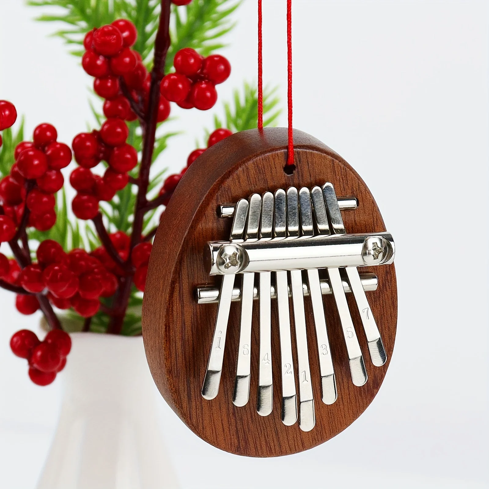 8 Key Mini Kalimba exquisite F - Musical Instrument Balalaika 评论和价格