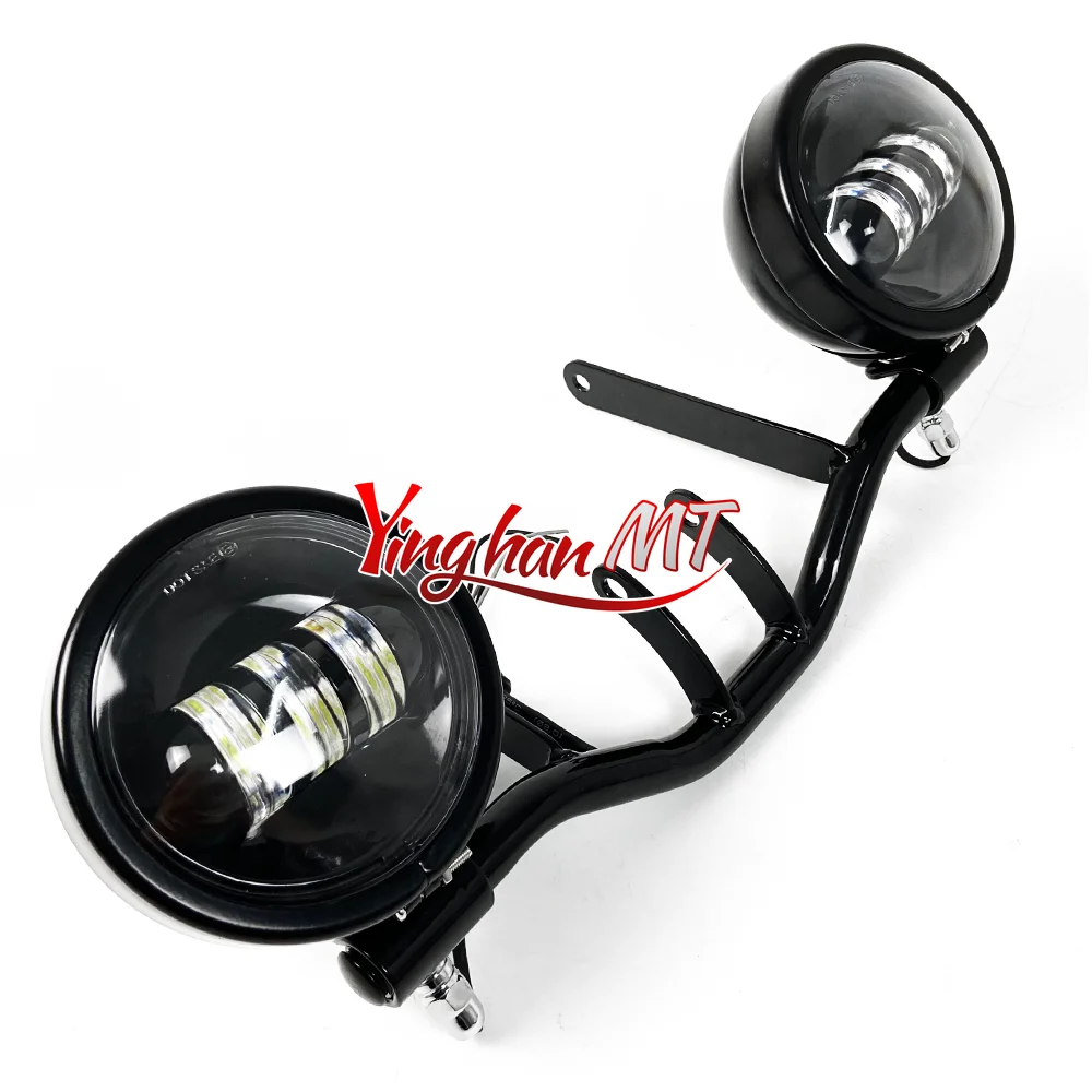 For Harley Softail Cross Bones Heritage Springer Classic FLSTS 1992-2011 Motorcycle led auxiliary lamp kit fog lamp kit suitable
