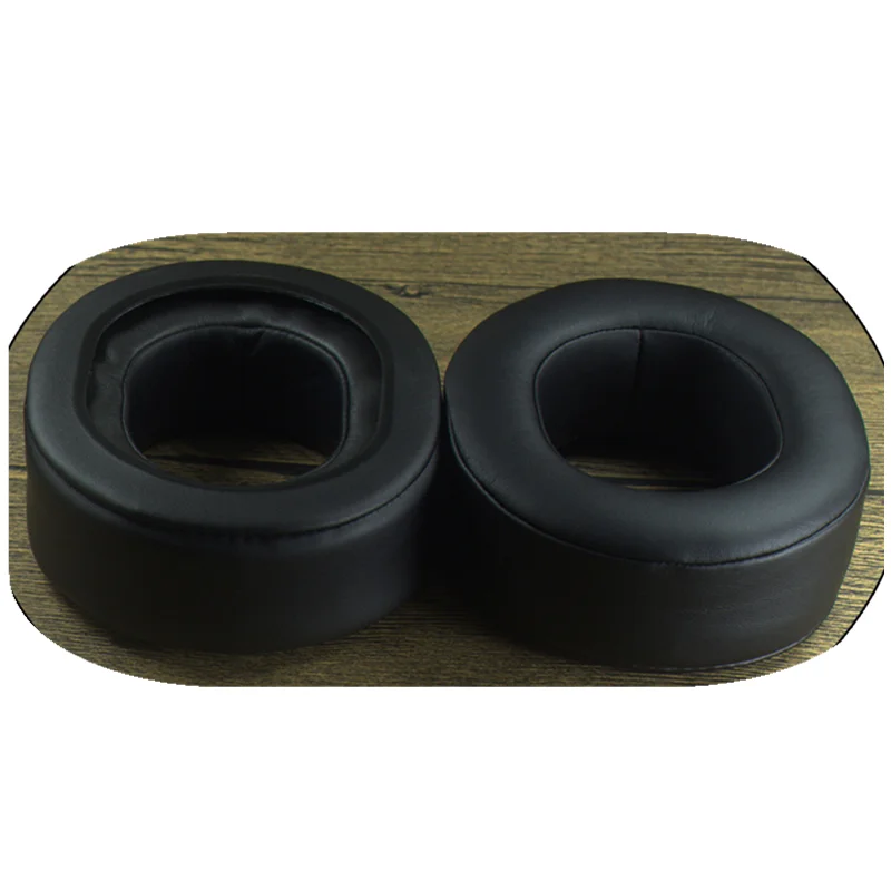 Cuscinetti auricolari in pelle di pecora per Sony MDR-DS7500 cuffie di ricambio paraorecchie copricuscino 1 paio di cuscinetti proteici in Memory foam morbidi neri