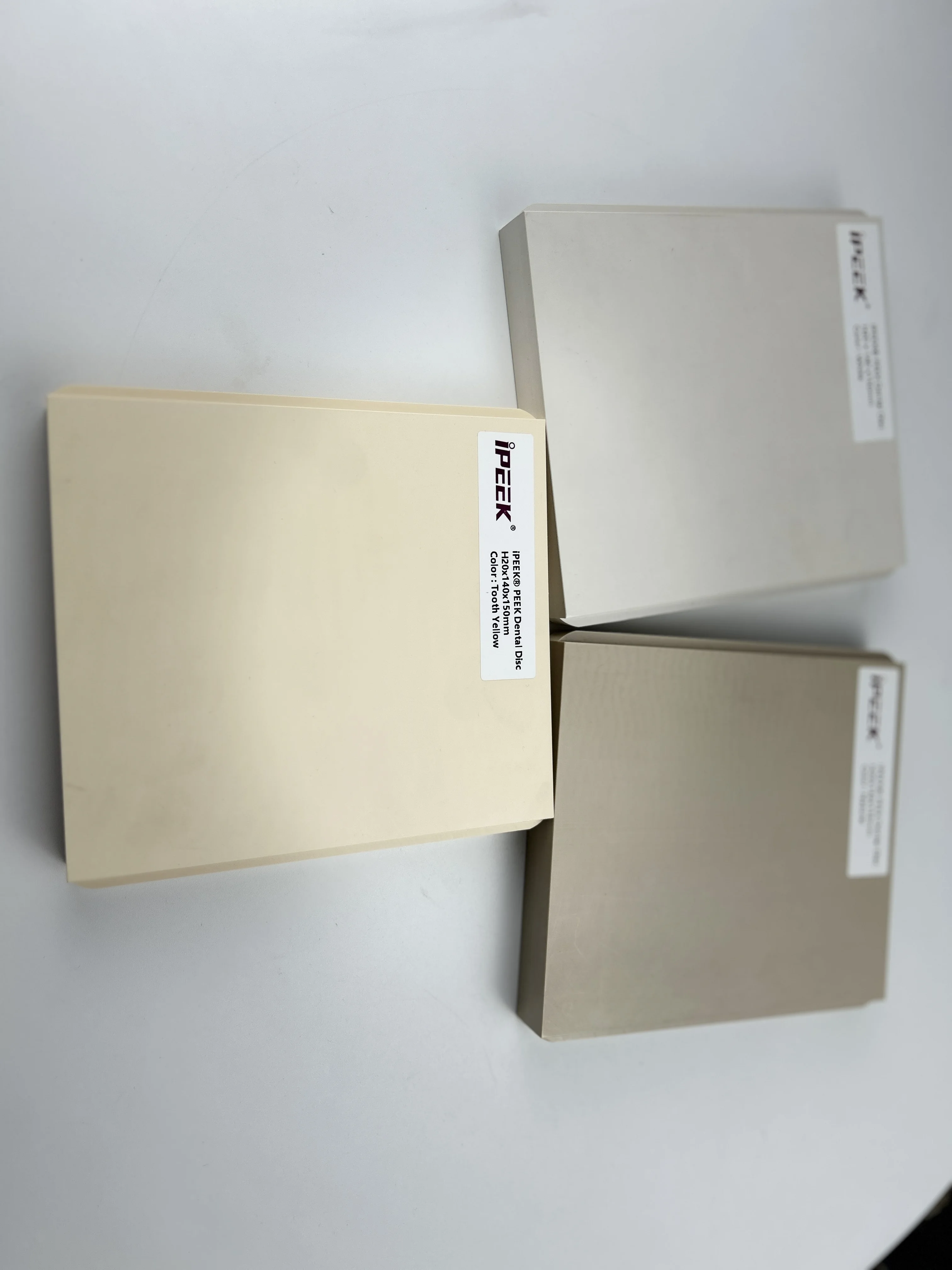 iPEEK Dental Tray Blank Certificate H18 H20 H22 H25 for Fixed and Removable Dentures CAD CAM Machining
