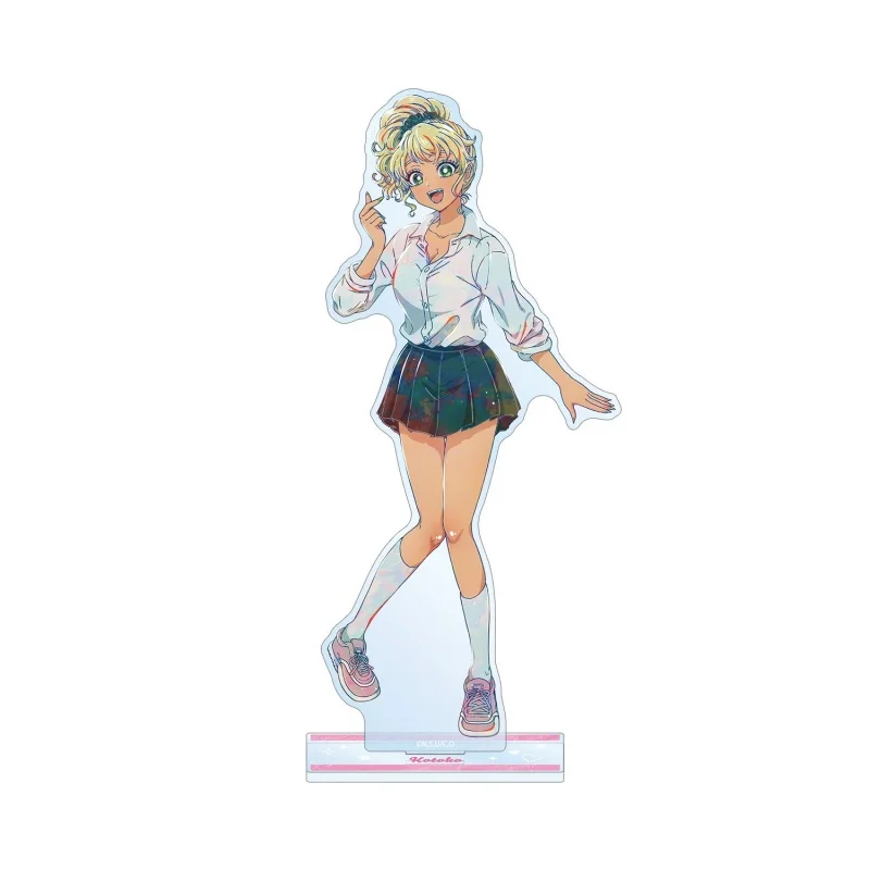 15cm Anime Gals Can't be Kind to Otaku!? Acrylic Standing Sign Board Animation Peripheral Cartoon Character Fans Gifts Keychains