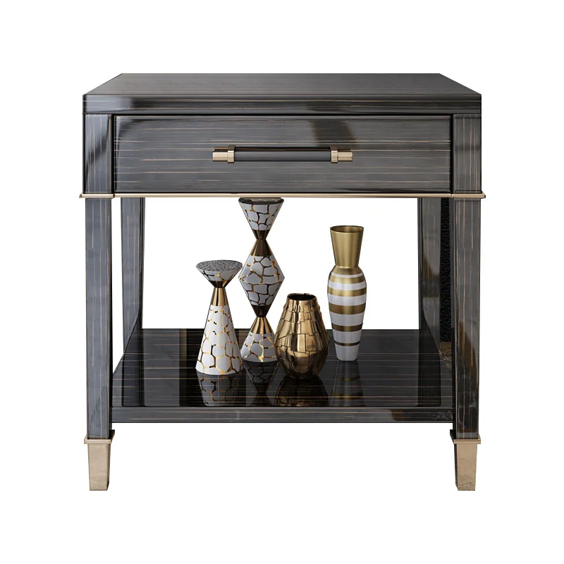 

Side sofa corner cabinet modern simple small apartment mobile rectangular corner table