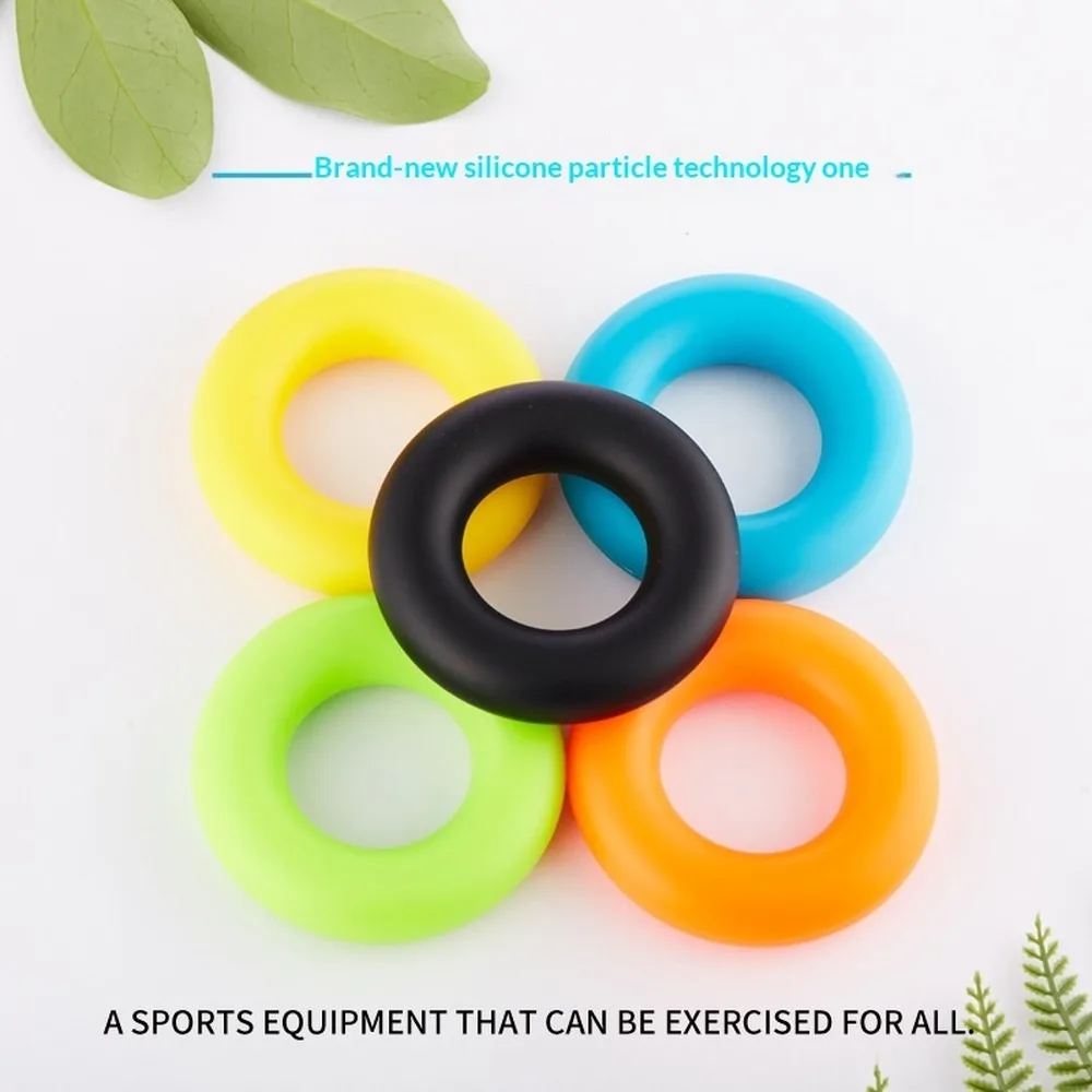 Factory Direct Flat Silicone Hand Grip Strengthener Finger Exerciser Hand Recovery Training Equipment