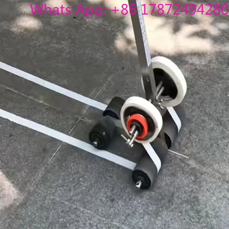 New Parking Space Road Marking Painting Machine Floor Line Applicator Tape Floor Marking Machine