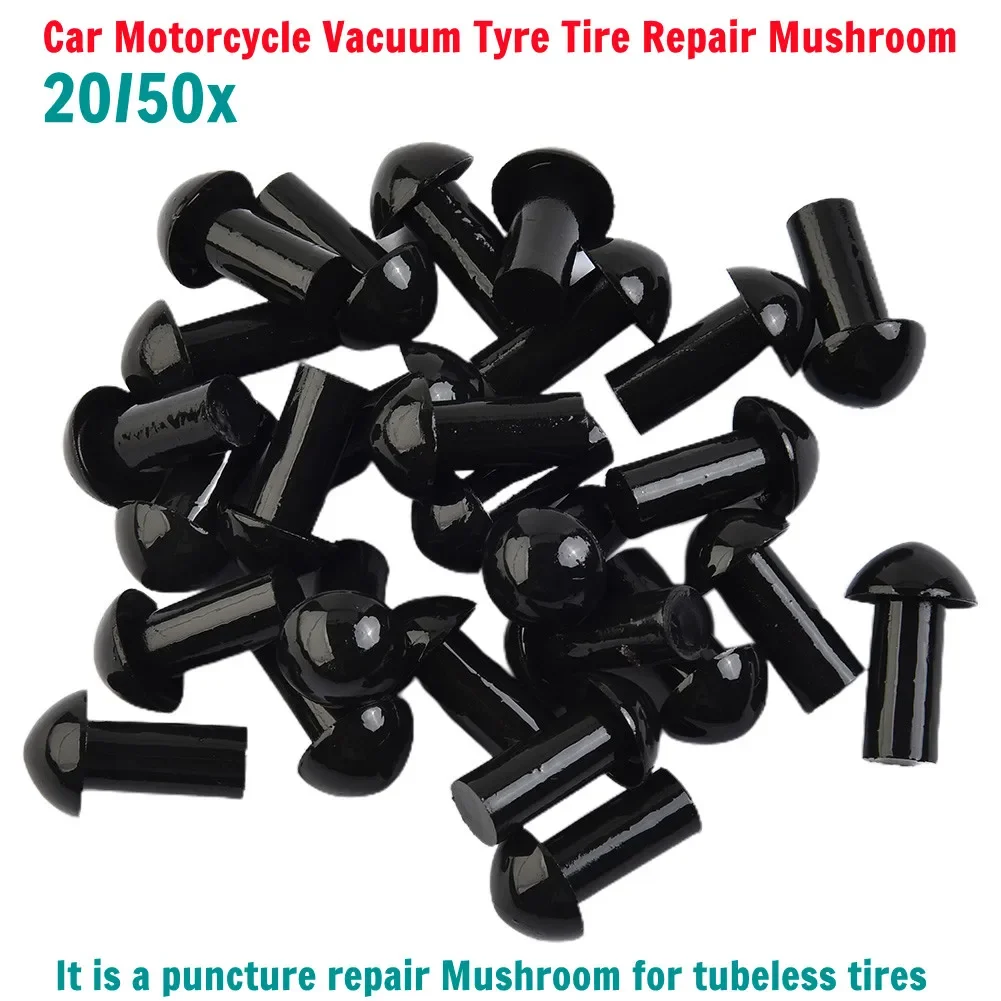 20/50pcs Auto Moto Vuoto Pneumatico Strumenti di Riparazione Pneumatici Puntura Fungo Spina Spina Sonda Ugello Strumento di Riparazione Pneumatici Accessori Auto