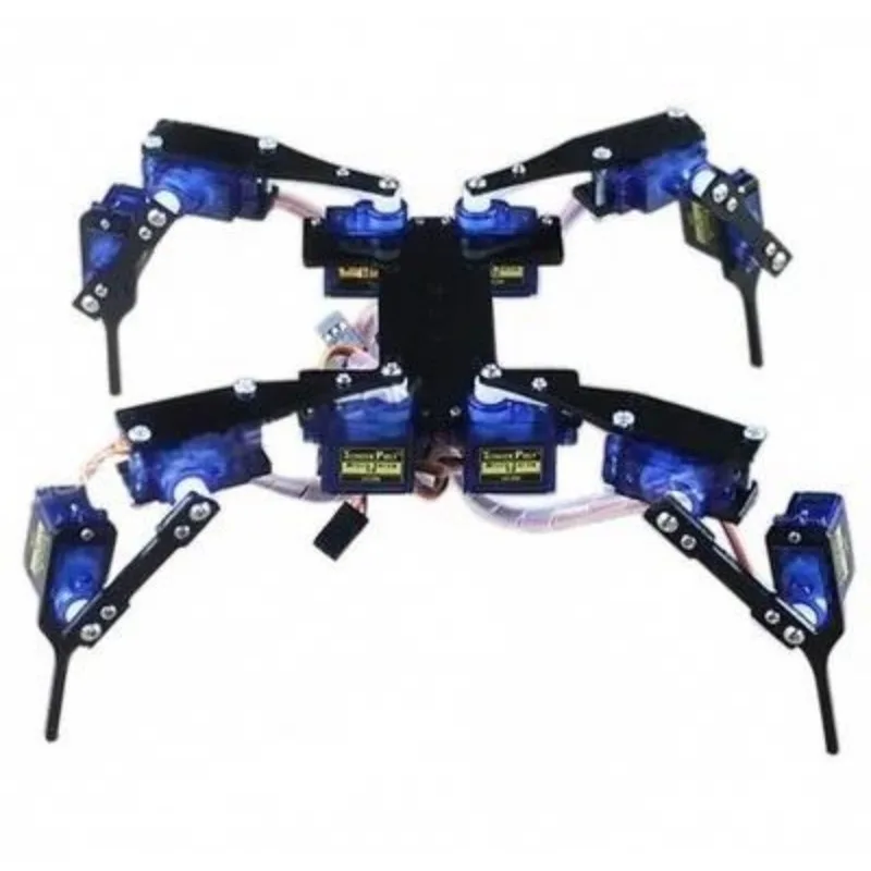 Four Feet Robot 4-Legged 12DOF Hexapod3 RC Mini Spider Robot Frame body Fun