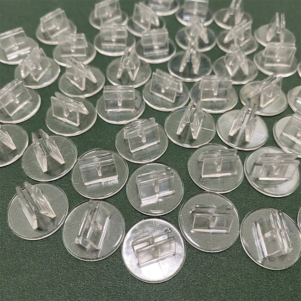 10/20/50Pieces Transparent Plastic Stand for 1-1.5mm Paper Card Board Game Components Card Holder For Game Cards