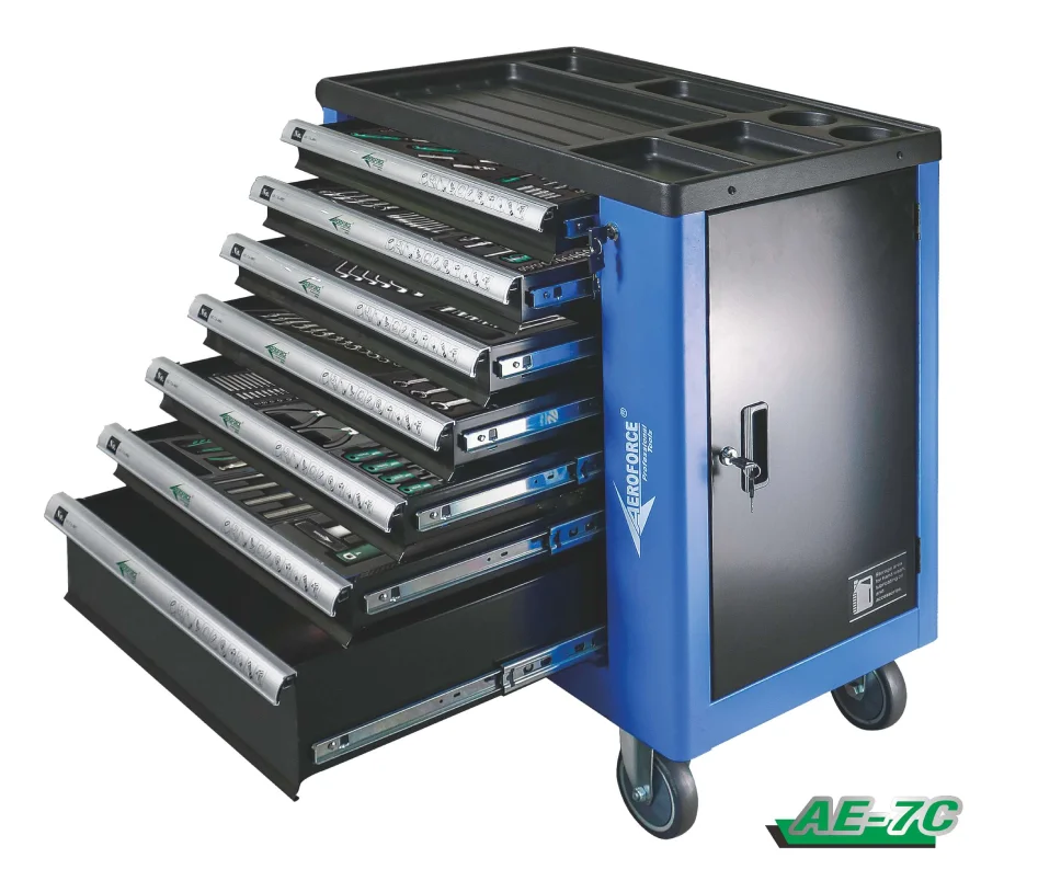 

AE-7C All In One Heavy Duty Tool Cabinet With Tools Hand Tool Sets For Equipment Maintenance