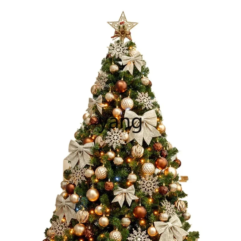 

Yjq Christmas tree household luminous large Christmas decoration package ornament shopping mall layout