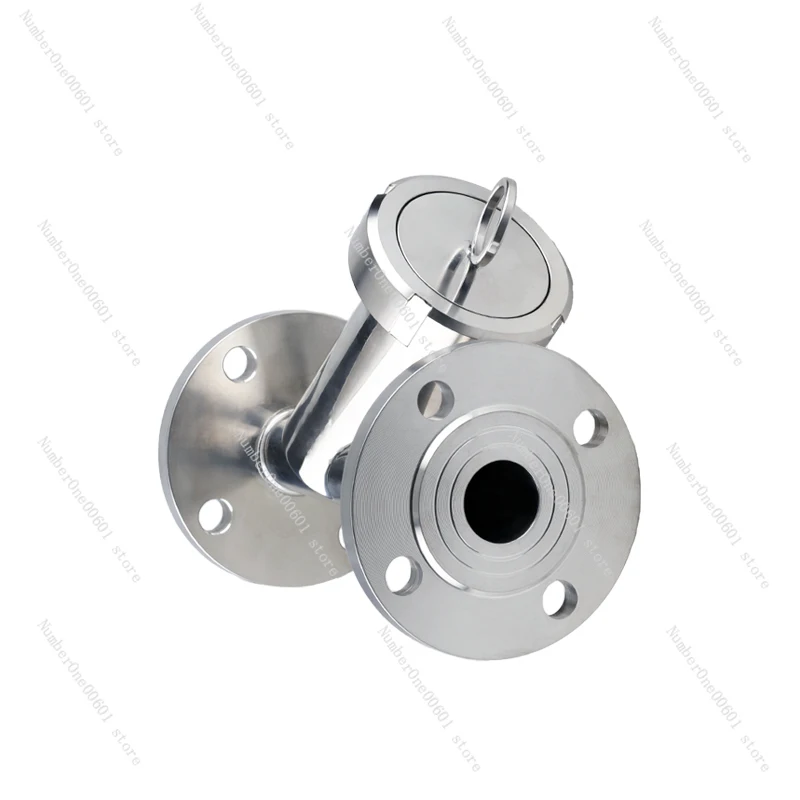 Flange Type Y-shaped Filter Purification Hygiene Grade 304 Stainless Steel 316L Oblique Insertion Flange Pipeline