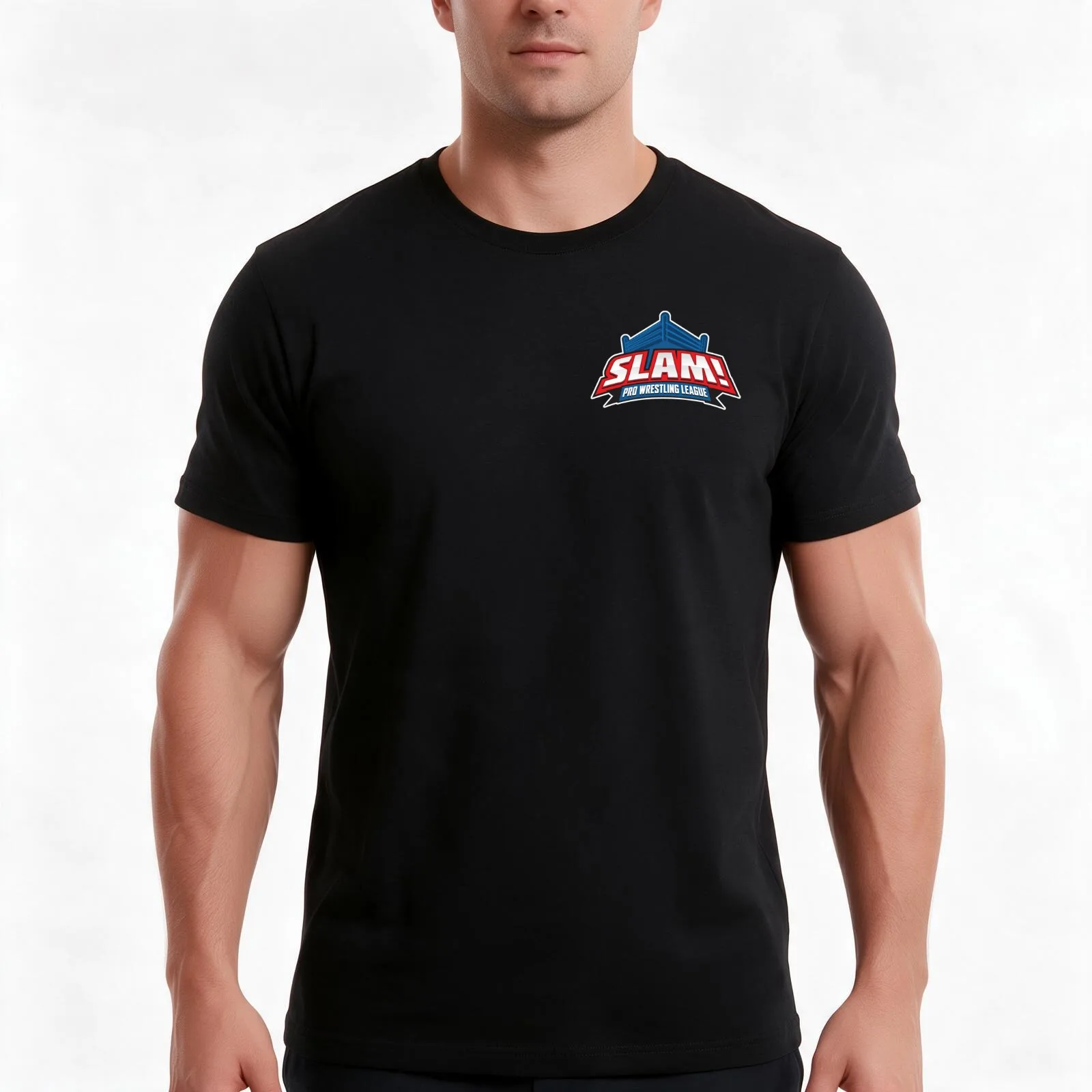 Corner SLAM! Pro Wrestling League logo T-Shirt Summer Casual Cotton Tee Oversized Streetwear Tops Vintage Graphic Print