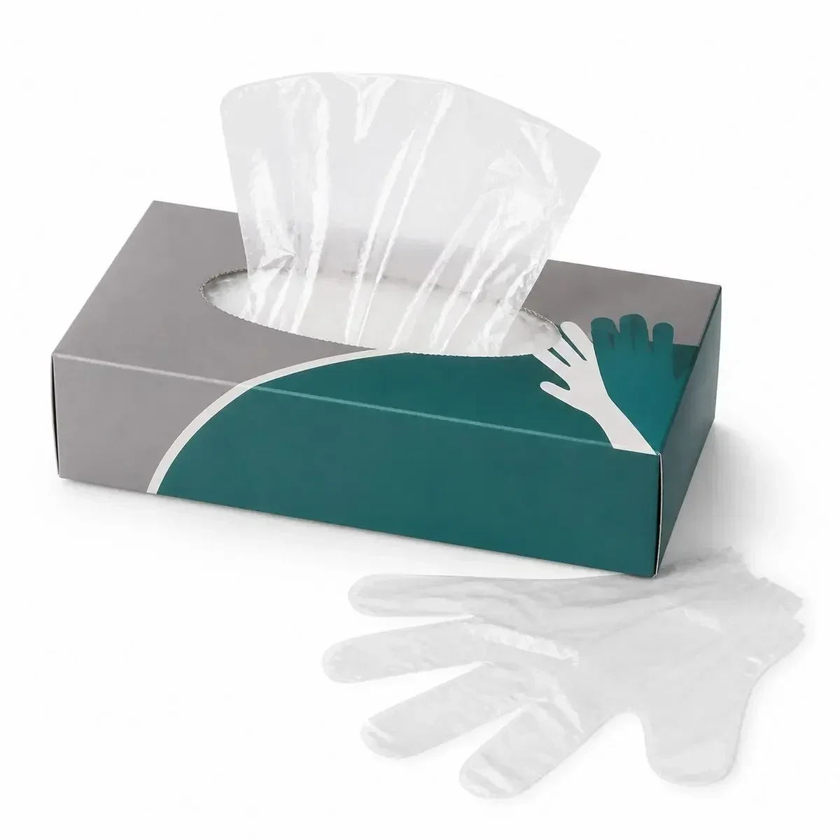 Disposable Food Prep Gloves Thick PE Box Ambidextrous Kitchen Hand Covers Cooking safe serving cleaning restaurant household