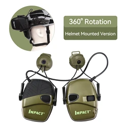 Outdoor Sports Anti-noise Impact Sound Amplification Electronic Shooting Earmuff Tactical Hunting Hearing Protective Headset