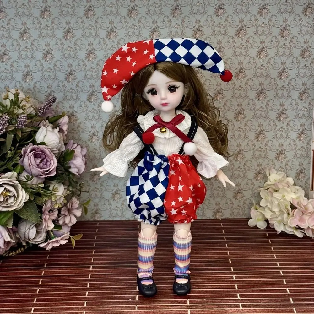 

Mini Dolls With Clothes 30cm BJD Doll 3D Eyes Dress Up Removable Joints Doll Colorful Cute 1/6 Bjd Dolls Girls Gifts