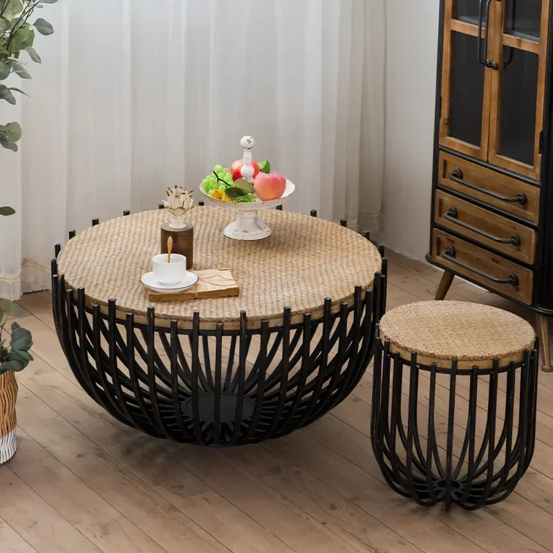 Sofá moderno de luxo mesa café trau preto quarto cama móvel mesa café madeira lateral mesa centro móveis para casa