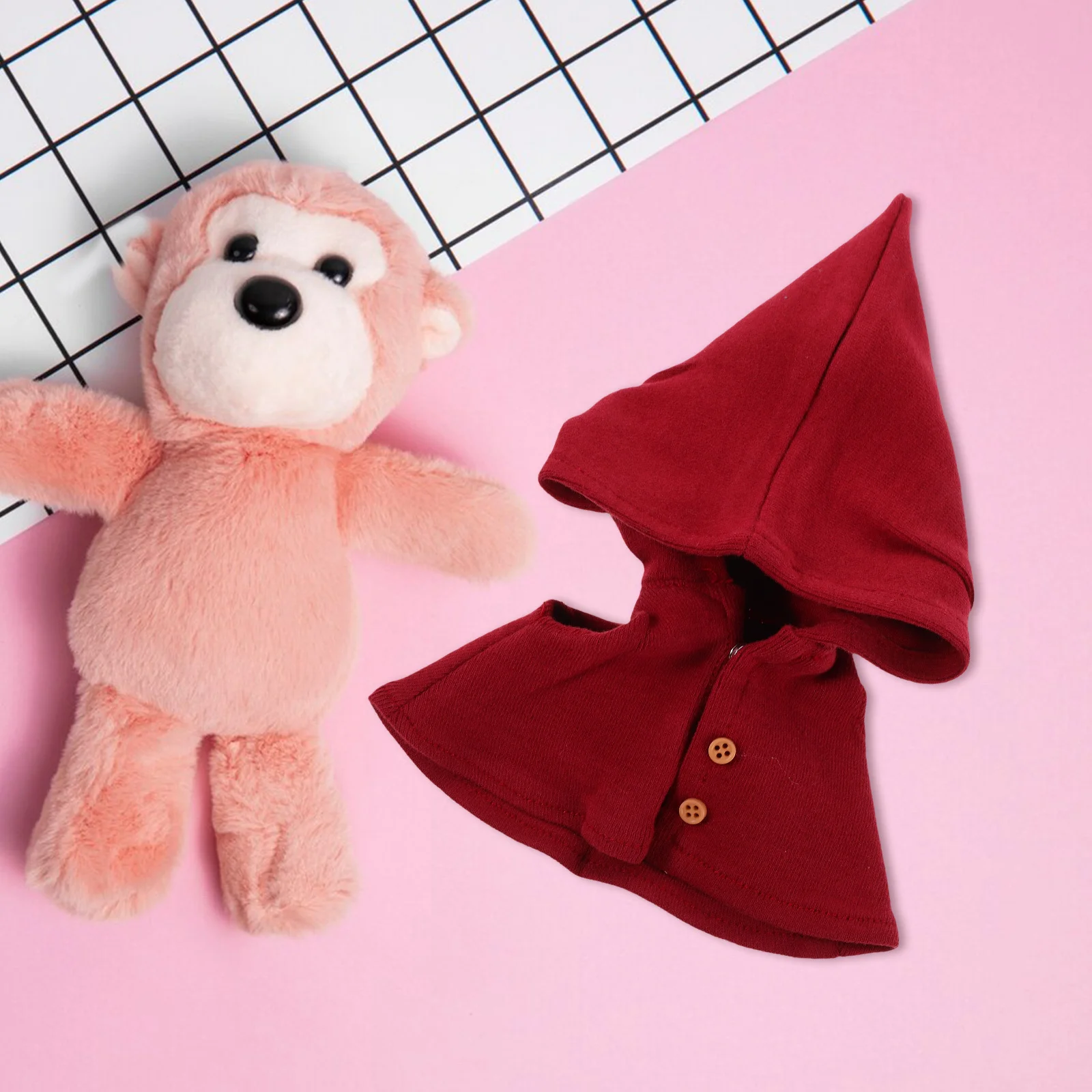 معالج صغير عباءة زي ل 17 سنتيمتر أرقام مقنعين رداء ل تأثيري فستان قابلة لإعادة الاستخدام عباءة الملابس والاكسسوارات جمع #1