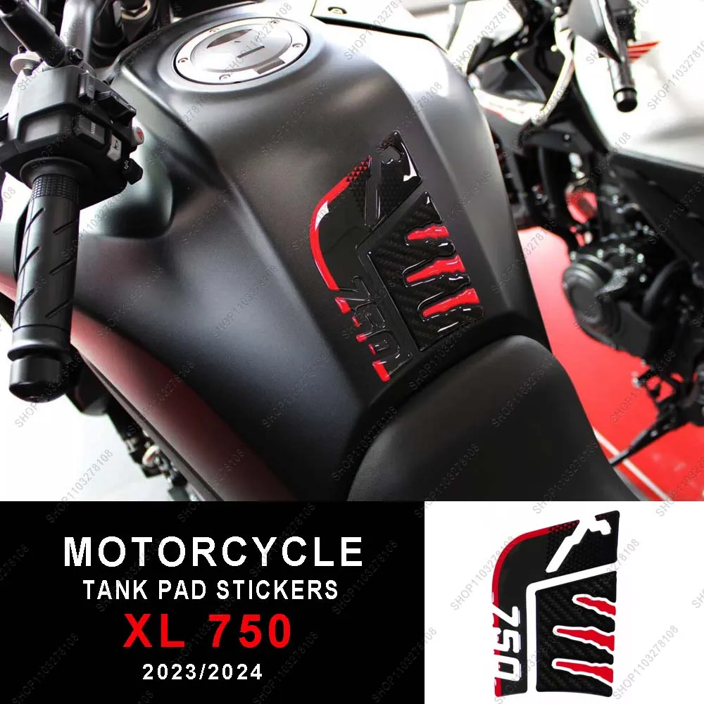 

For Honda XL750 Transalp 2023 2024 Limited Edition 3D Epoxy Resin Motorcycle Tank Pad cover Protection Sticker Waterproof