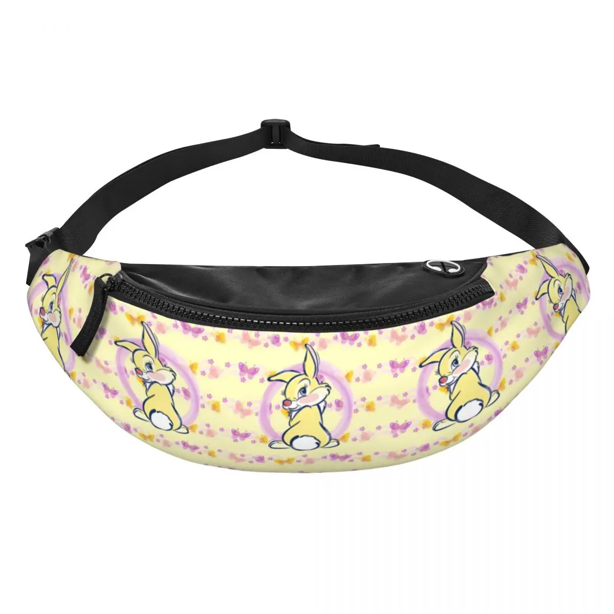 

Custom B-Bambies Anime Fanny Pack Women Men Crossbody Waist Bag for Travel Hiking Phone Money Pouch