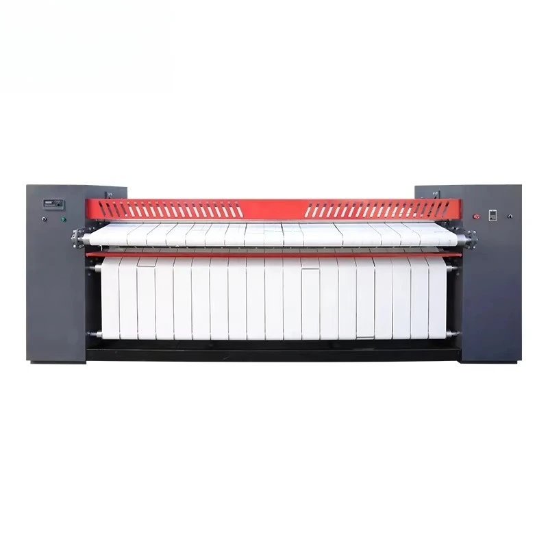 Factory Supply Automatic Bedsheet and Towel Flat Ironer Machine with Two Rollers for Hotel and Laundry Shop