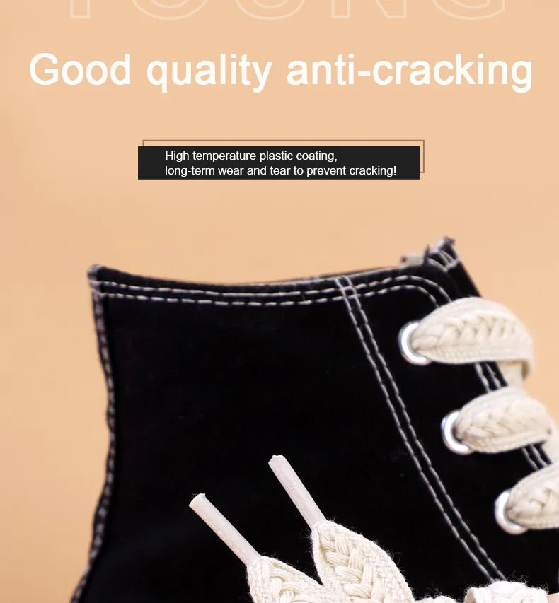 Flache Weizenkolben-Schnürsenkel für Sneaker, gedrehte Zöpfe, Marshmallow-farbene, bunte Schnürsenkel, Baumwoll-Canvas, strukturiertes Gewebe, klassische Schuhbänder – Detail 8