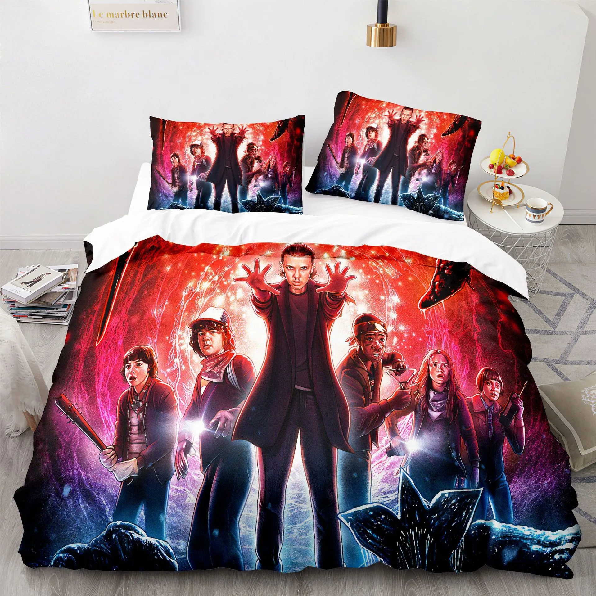 Exquisito papel tapiz 3D American Drama Girl Eleven, juego de cama con impresión Digital, funda nórdica, edredón, regalo para niños y niñas jóvenes