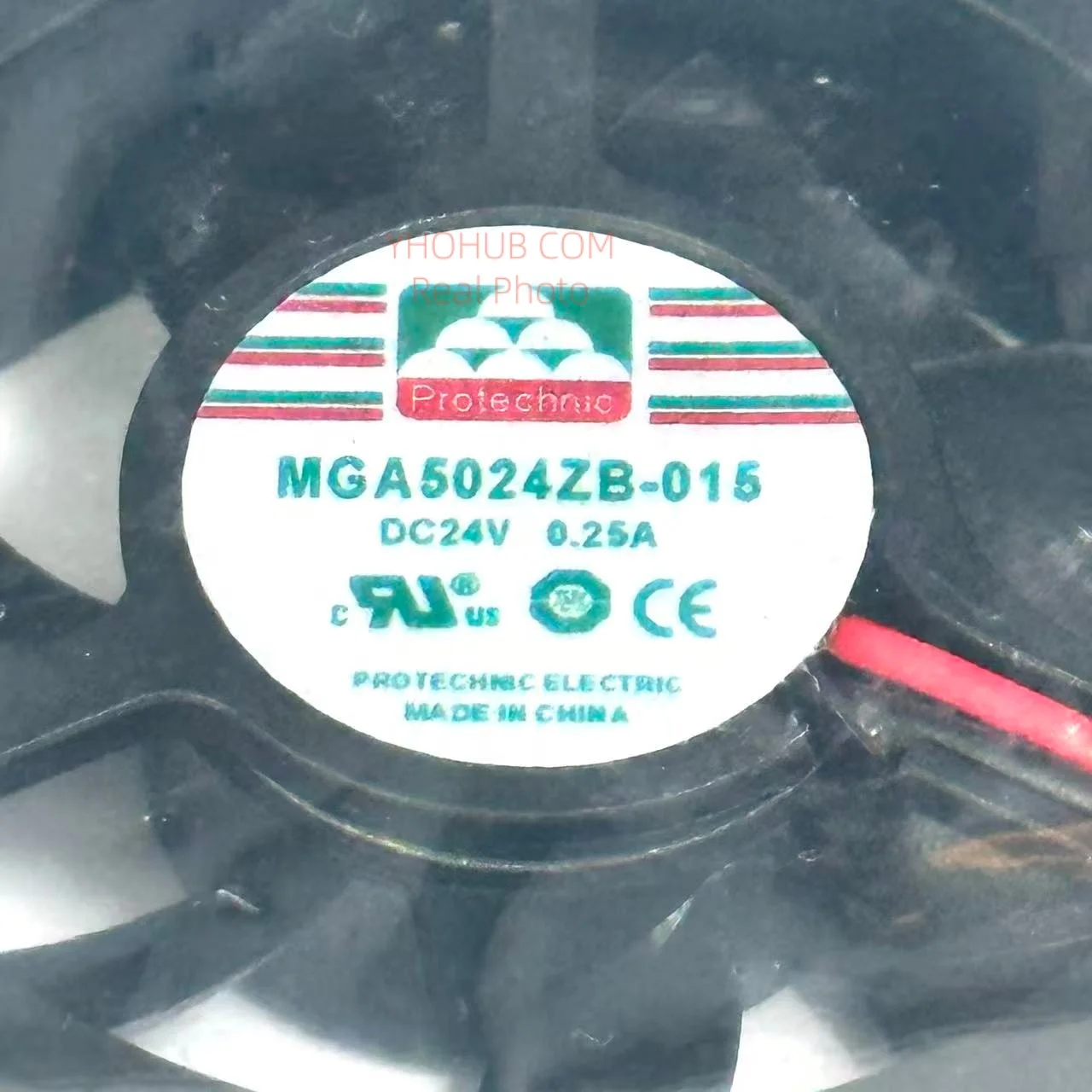 Afbeelding 5: Magische MGA5024ZB-O15 Dc 24V 0.25a 50X50X15Mm 2-draads Server Koelventilator
