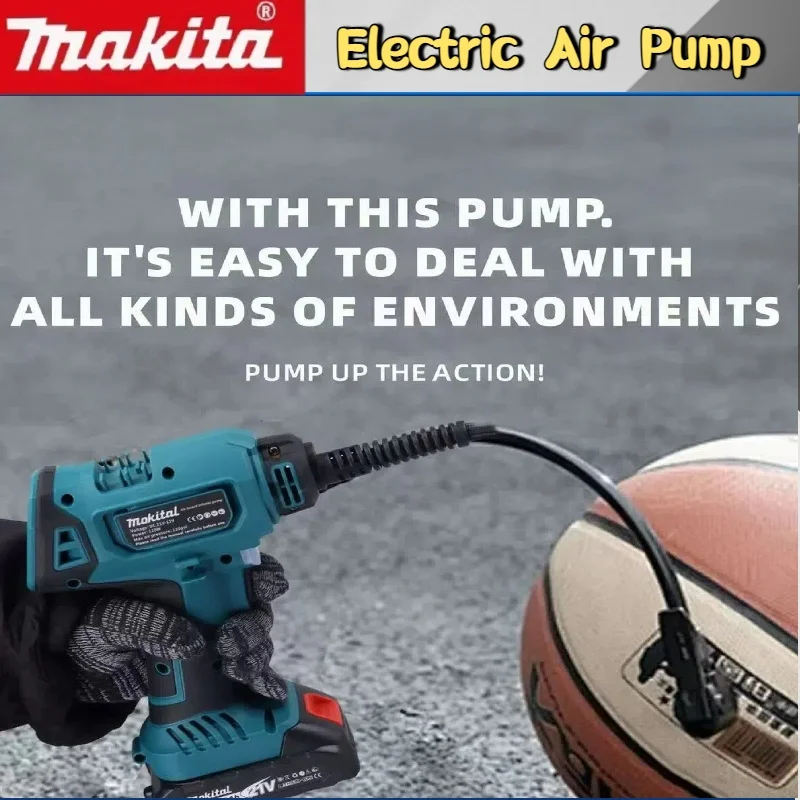 マキタ 18V バッテリー 600mm コードレス ポータブル 電動エアポンプ 12V 充電式 ハンドヘルド エアコンプレッサー 車用