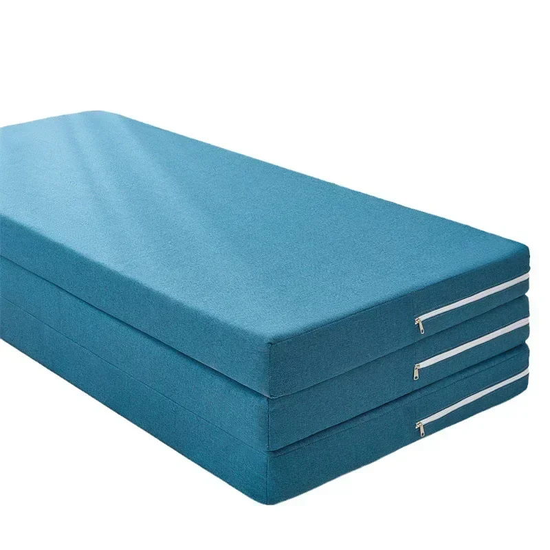 

Topper Mattress Bedroom Furniture Double Childrens Portable Rice Folding Mattress Can Be Disassembled and Washed for Home Use