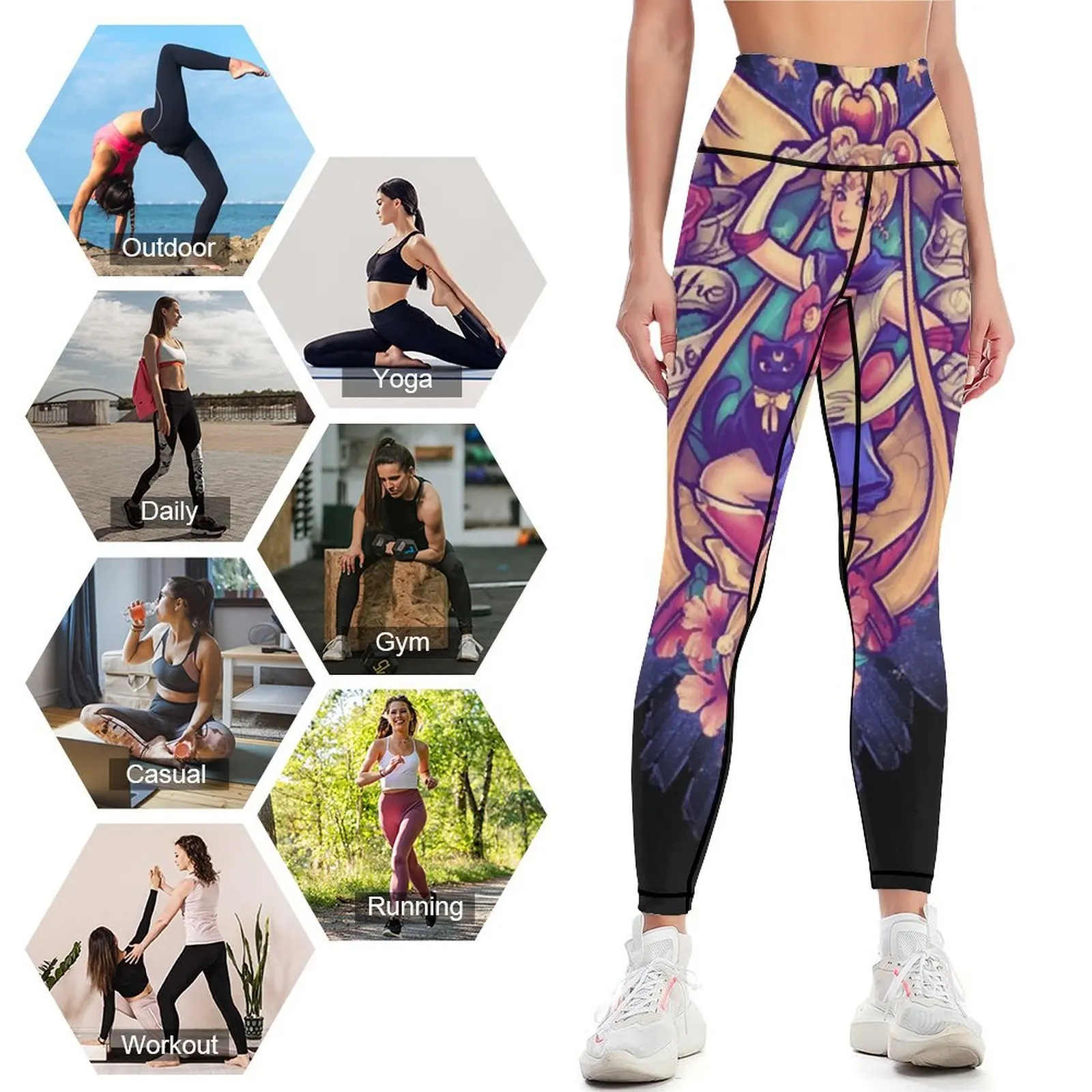 Legging HomeoftheMoon legging push up wanita untuk kebugaran celana panjang wanita legging wanita ketat