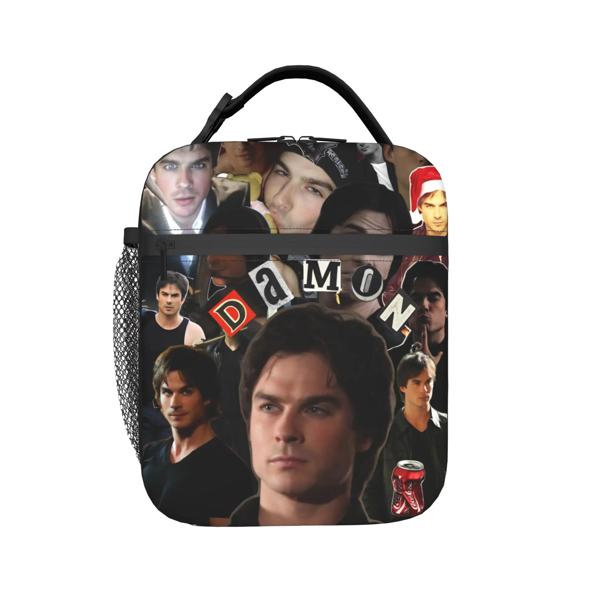 Lunch Bag The Vampire Diaries Resuable Movie Office Lunch Box For Child  Aesthetic Convenient Designer Tote Food Bags