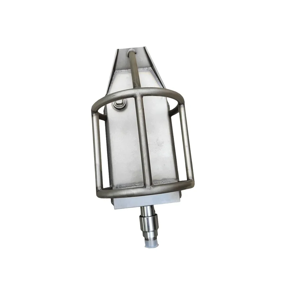 

Municipal high pressure cleaning truck dredging pipe ceramic nozzle large gun head tug nozzle sediment dredging ship shape 9KG