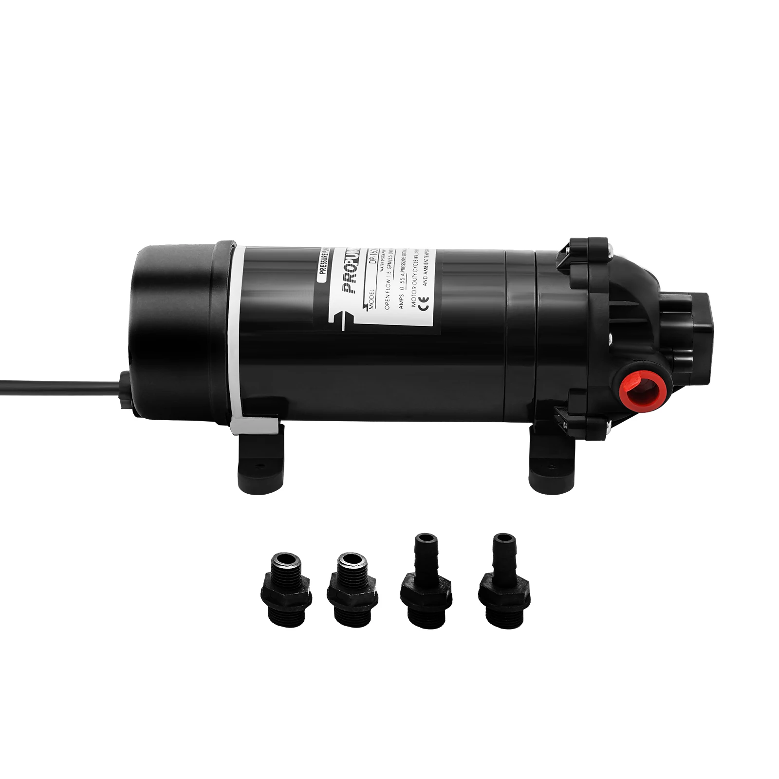 120W 160PSI Elektrische Wasserförderpumpe 1,4 GPM Selbstansaugende Membranpumpe für Hochdruckreiniger, Wohnmobile und landwirtschaftliche Sprühgeräte – Detail 9