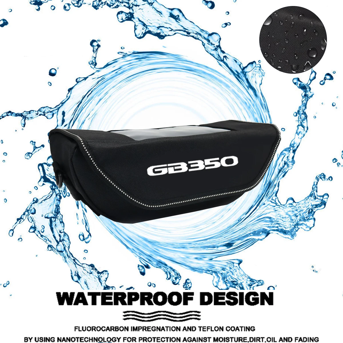 For honda CB350 Motorcycle accessory Waterproof And Dustproof Handlebar Storage Bag navigation bag