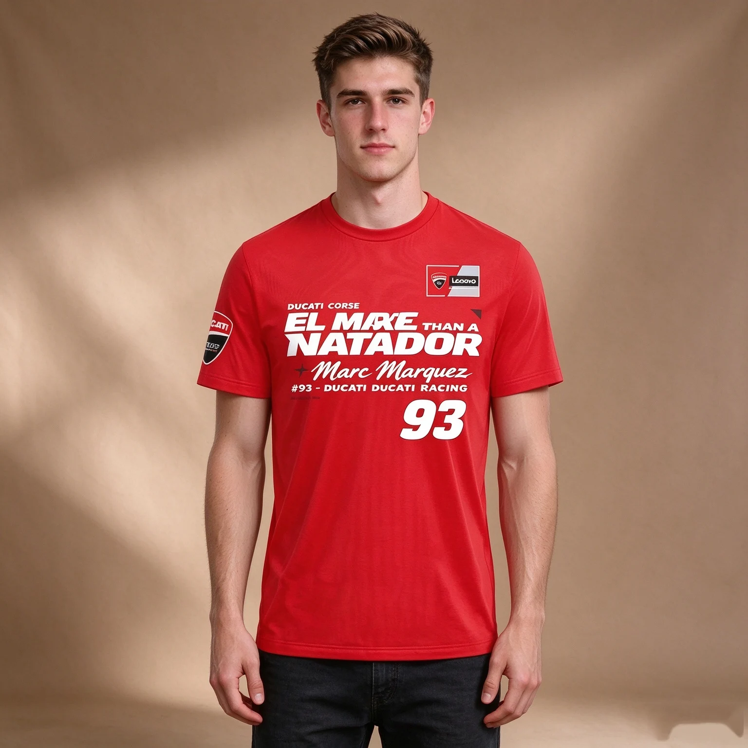 Hot-Selling Marc Marquez The Matador of MotoGP Racing Team Outdoor Sports Quick-Dry T-Shirt – Men's Oversized Short-Sleeve Tee