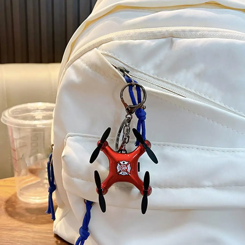 Drone Style Keychain Pendant Personalized Cartoon Mini Versatile Hanger Backpack Keychain Kids Schoolbag Keychain Pendant