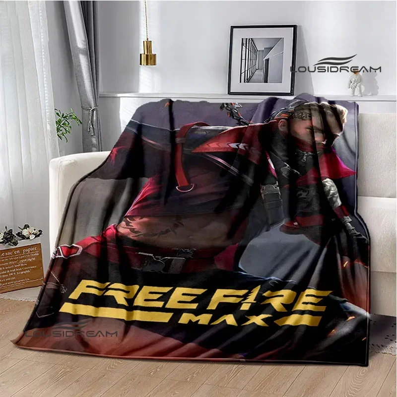 3D Games Free Fire Printed Blankets Fashion Warm Blanket Soft And Comfortable Blanket Home Travel Blanket Birthday Gift
