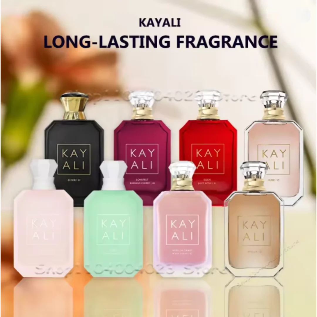 

KAYALI 01 Eden Juicy Apple perfume spray | Juicy Red Apple, Blackcurrant, Pink Grapefruit, Litchi | 3.4 oz (100 ml), lasting fra