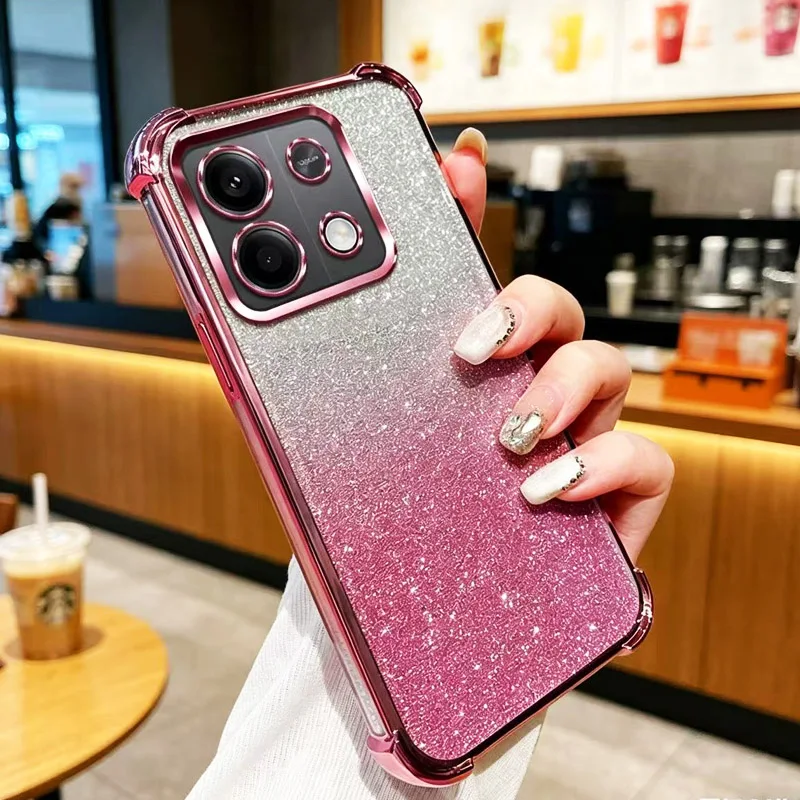 Coque antichoc à paillettes pour Xiaomi POCO X8 Pro Max M8 F8 X7 M7 F7 Ultra X6 F6 M6 Pro C85 C65 C75 C71, étui de protection