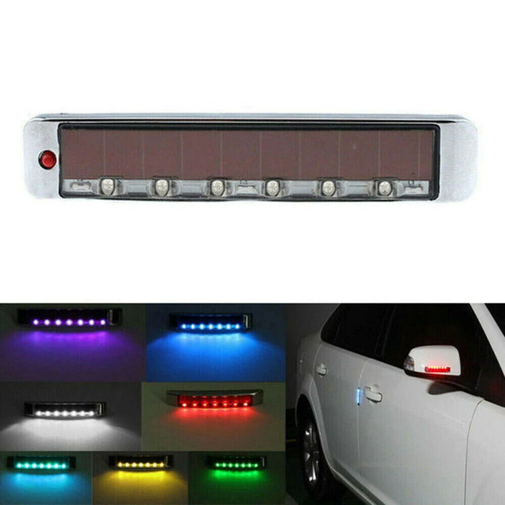 Suitable For Car Door Anti-Static Solar Energy Protection Bumper Anti-Collision LED Crash Bar Decoration Light