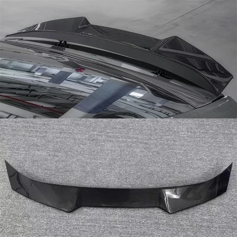 

For Audi S7 A7 C8 2019-2024 Real Carbon Fiber Tail Wing Wing Rear Trunk Lip Car Accessories Refit Decoration Spoiler Kit