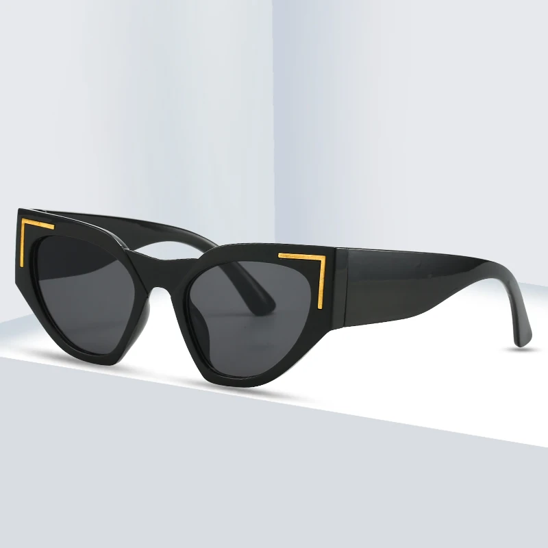 عالية الجودة موضة عين القط النظارات الشمسية النساء الرجال الفاخرة ظلال حفلة السفر نظارات شمسية سيدة رجل UV400 نظارات واقية #1