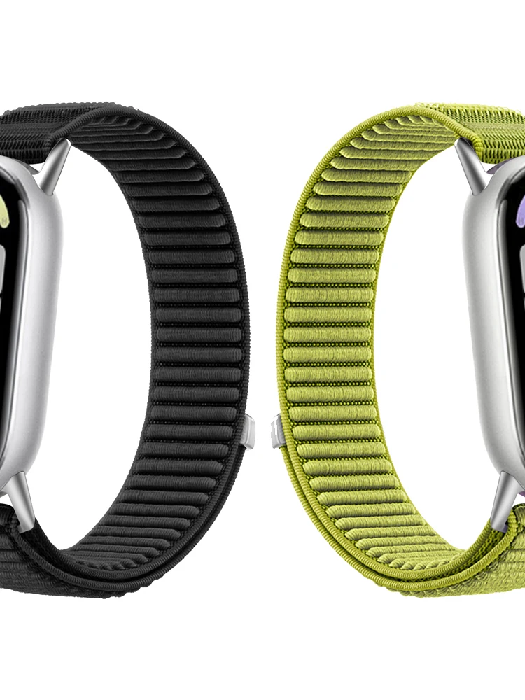 Nylon Sport Loop für mi band 10 9 8 nfc miband uhr armband handgelenk ersatz gürtel smart correa für Xiaomi mi band 10 Strap