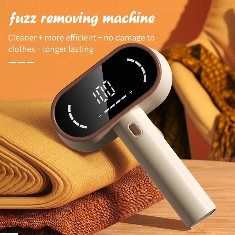 

Rechargeable fabric razor, portable dual-head electric hair removal device, suitable for shaving operations on clothes