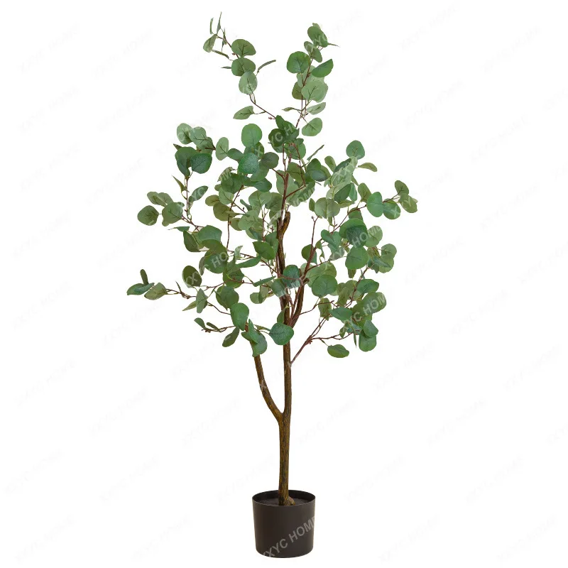 Emulational Eucalyptus Potted Home Office Large Floor Simulated Plants