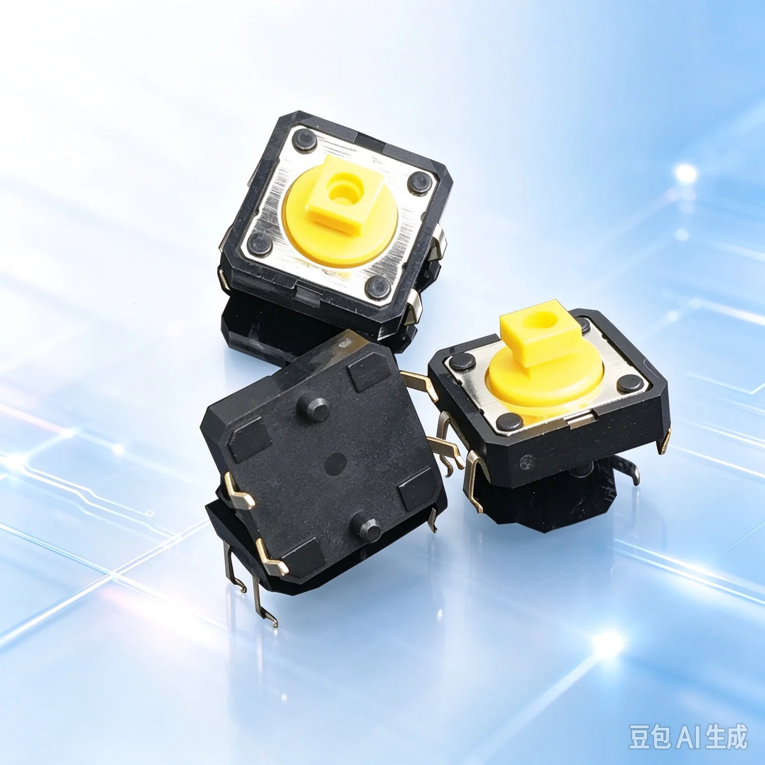100pcs  Switch for B3W-4055,B3F-4055 12127.3MM Waterproof Tactile Switch NO