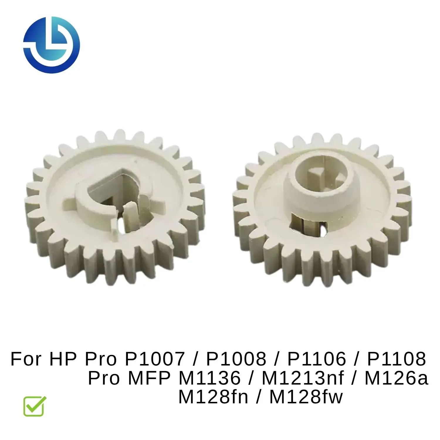 Lower Roller Gear for HP P1008 P1007 P1106 P1108 M1136 M1213 M126a M128 Fuser Pressure Roller Gear RU7-0100